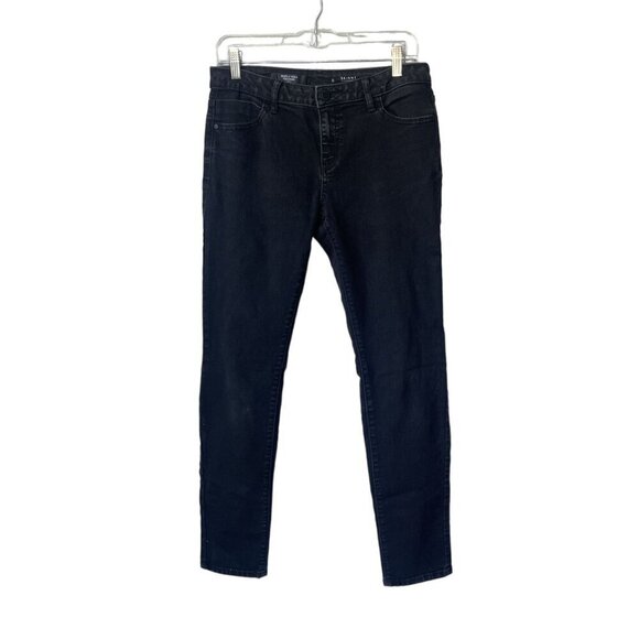 Simply Vera Wang Denim Size 6 Skinny Mid-Rise Ankle Length Black Denim Jean - Picture 1 of 9